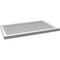 Ekena Millwork Vertical Surface Mount PVC Gable Vent w/ 2"W x 2"H , Brickmould Sill Frame, 42"W x 26"H GVPVE42X2603SN - alternate 3